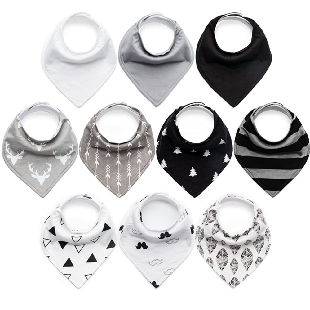 Super Soft Absorbent Baby Bandana Bibs